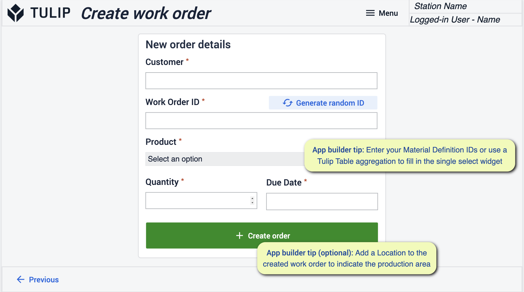 Create Work Order: Order Managemnt .png