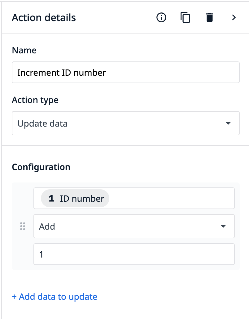 Functions details pane