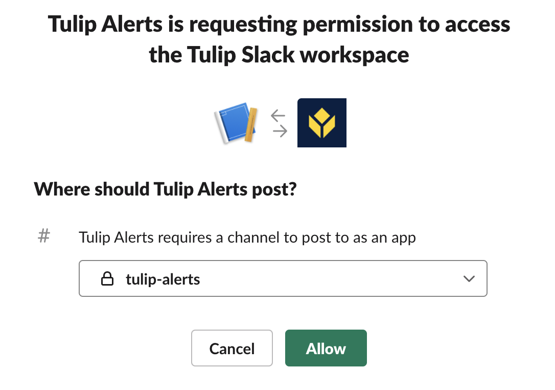 How To Integrate Tulip with Slack