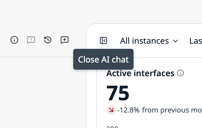 OpsMoto AI chat view toggle