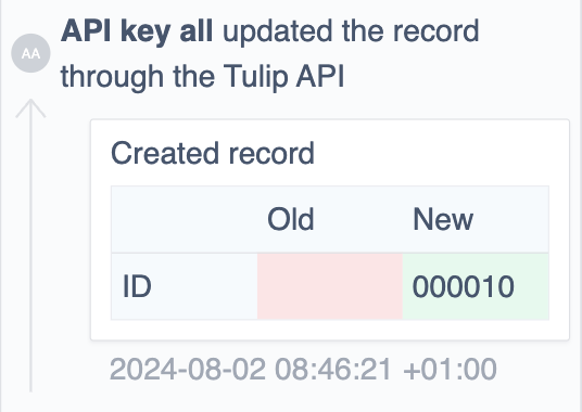 RHW API key update