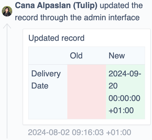 RHW admin interface update