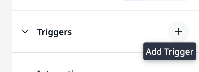 ex first app add a new trigger