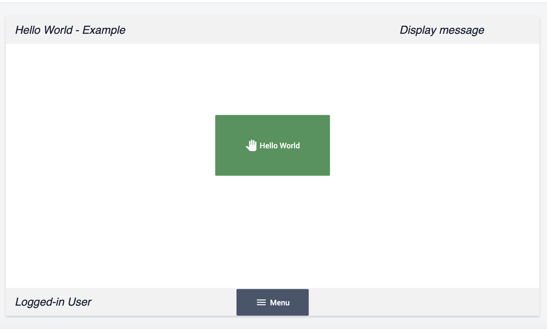 ex first app button style