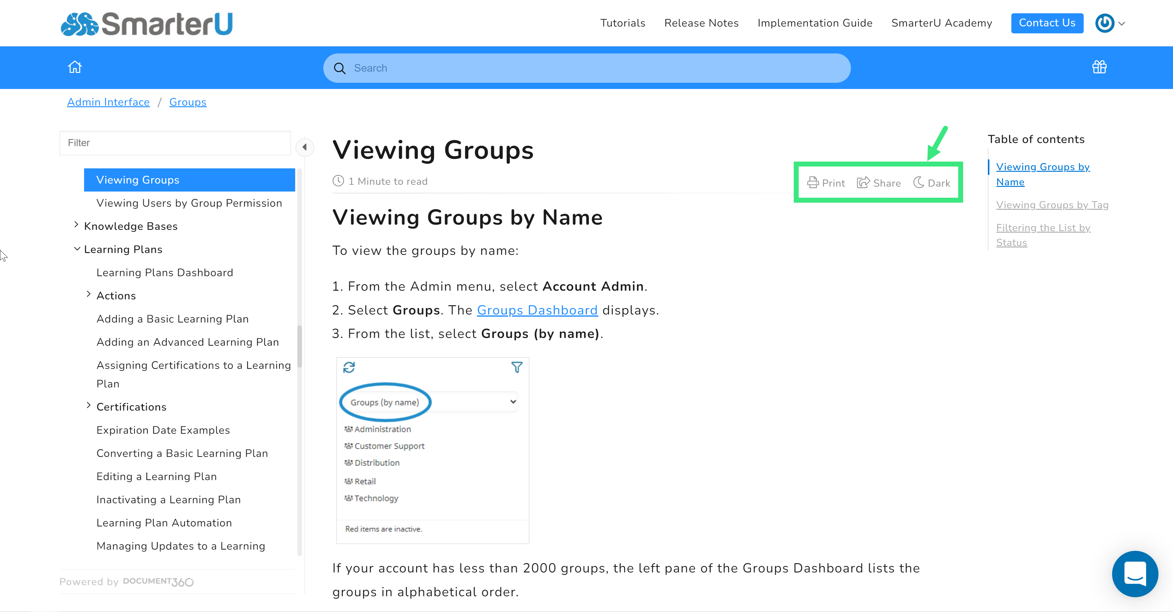 Article Buttons - Viewing Groups 20220628_callout