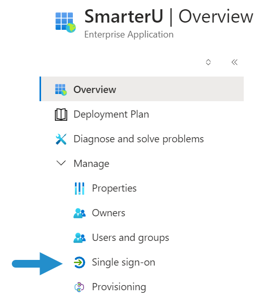 Azure - SU Menu - Single Sign On 20240812