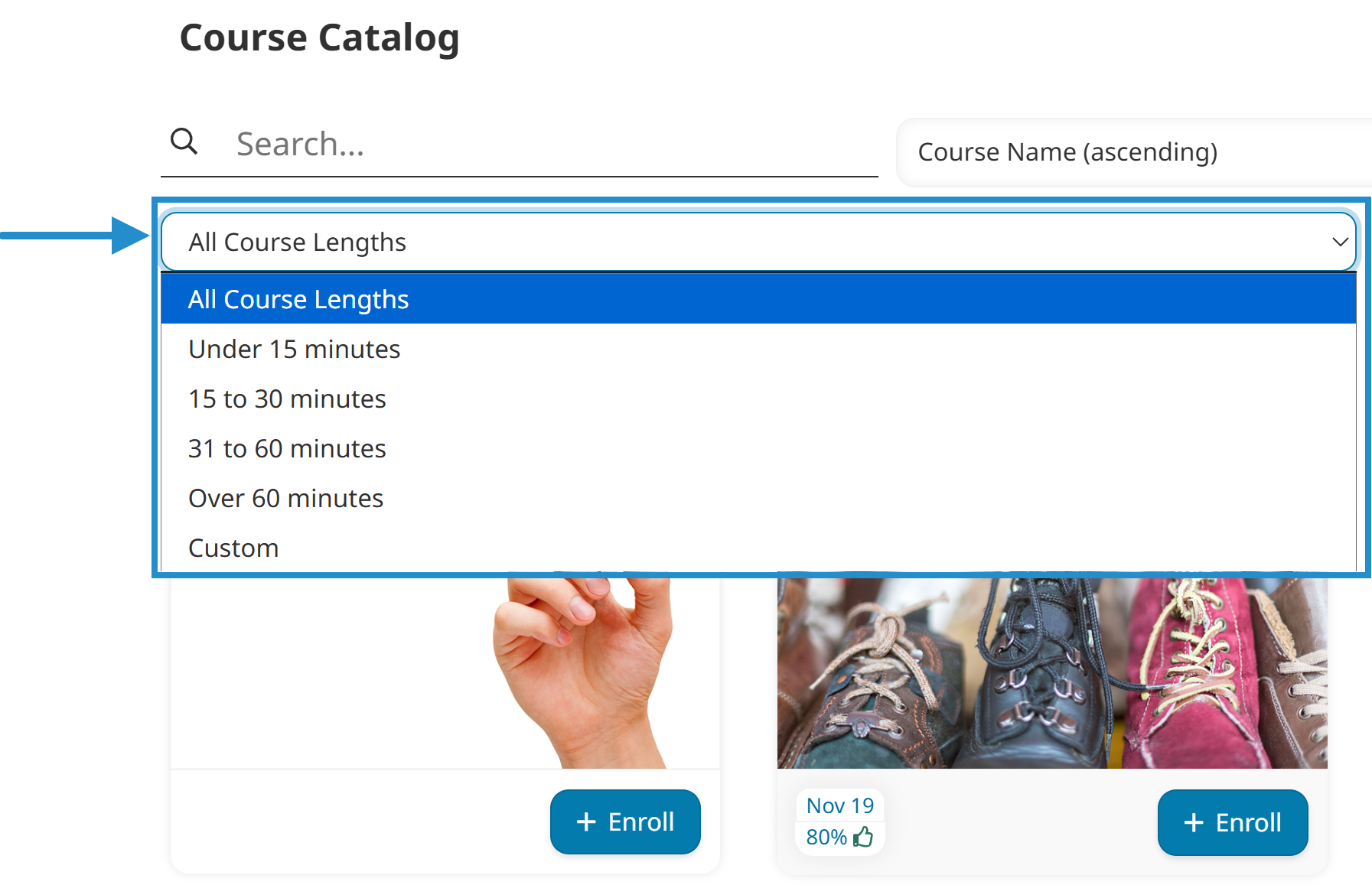 Course Catalog - Course Length Filter - Labeled 20251125.png