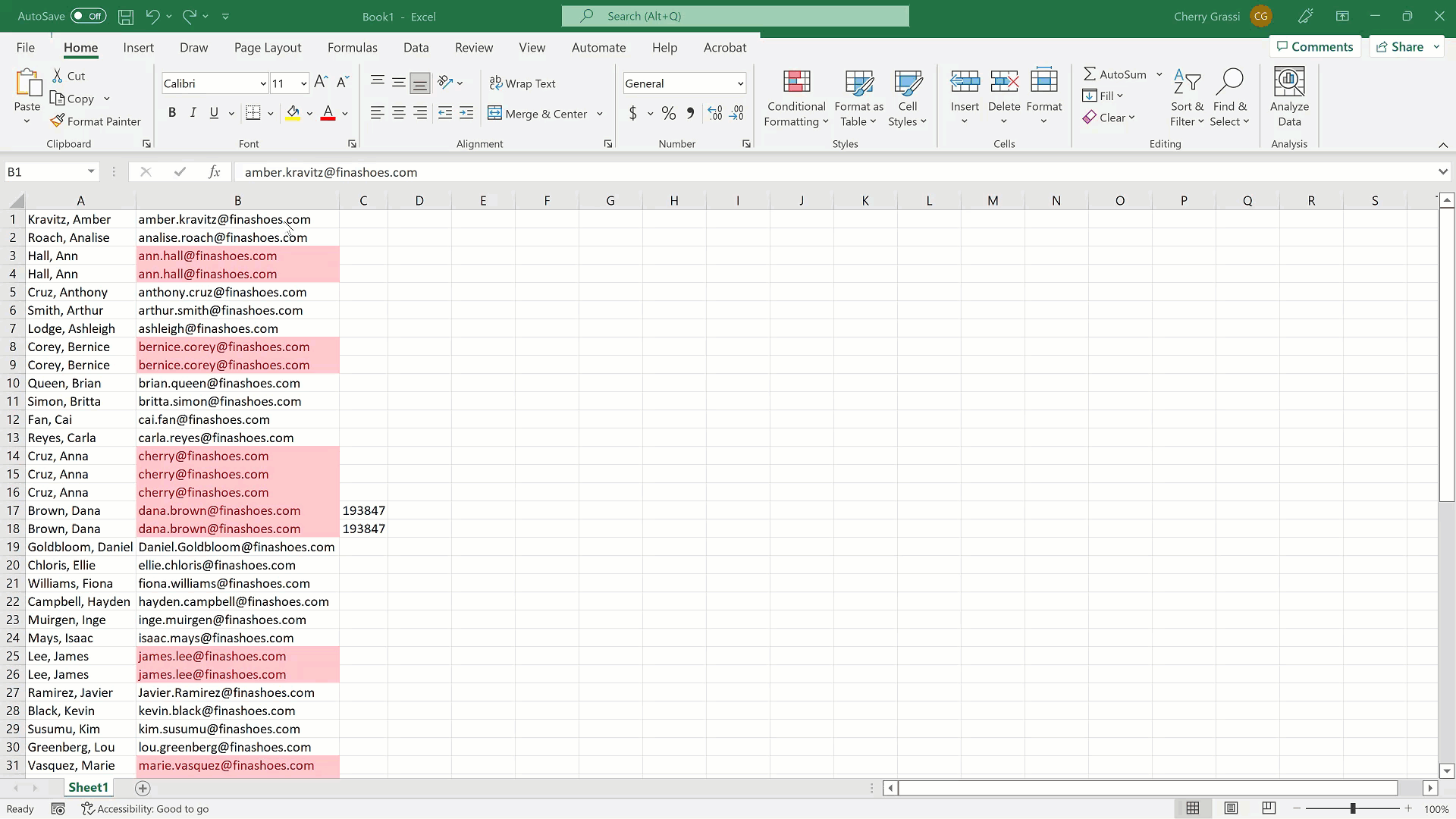 Excel - Sort By Cell Color 20221130