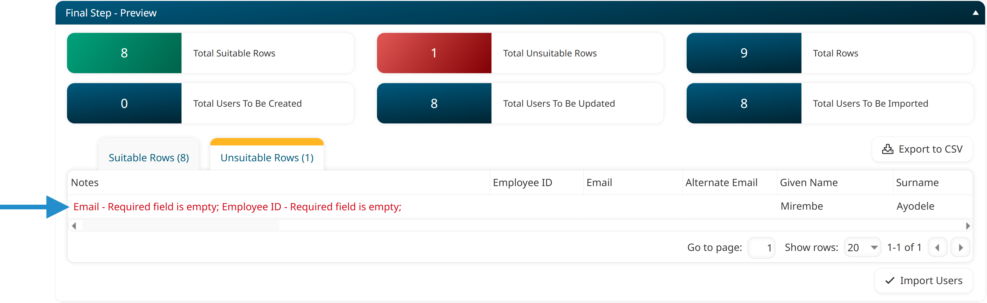 Import Users - Preview - Unsuitable Rows Reason Annotated 20250911.png