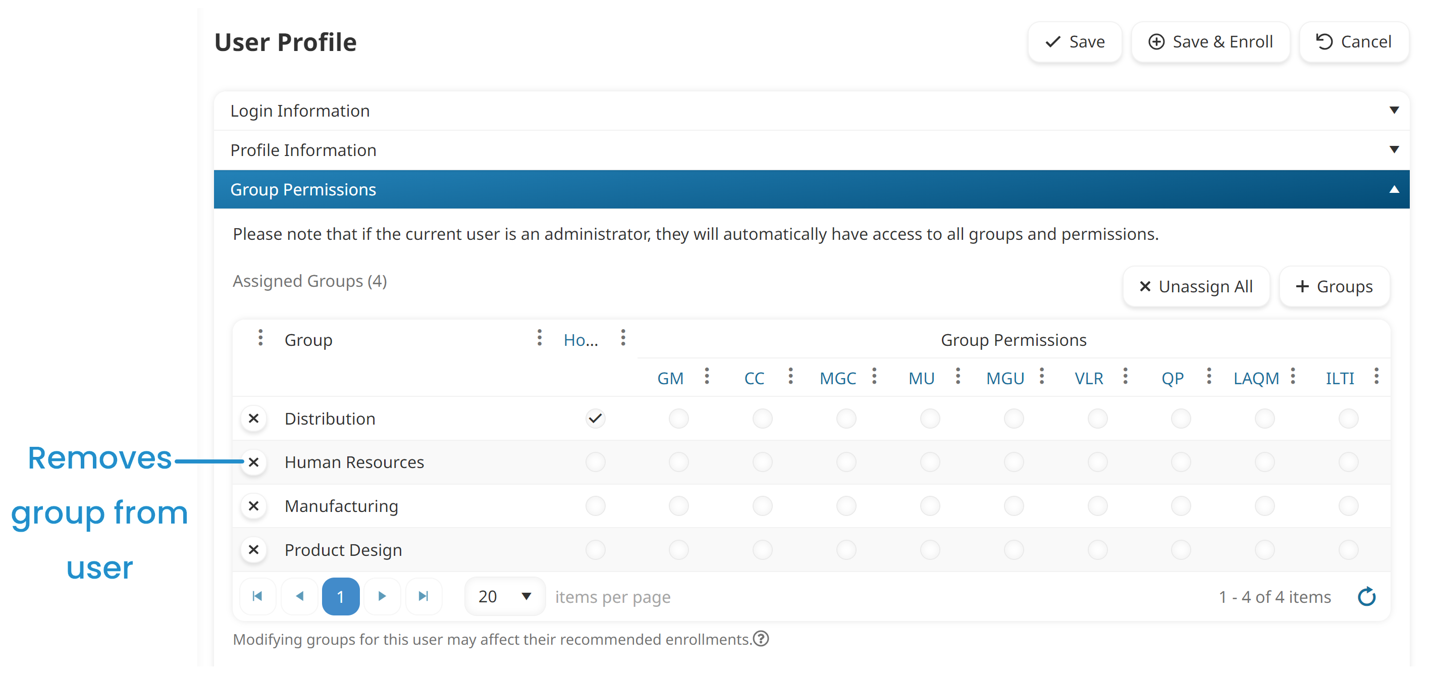 Removing Group from User 20230306