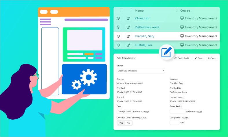 Make Quick Enrollment Adjustments in SmarterU LMS