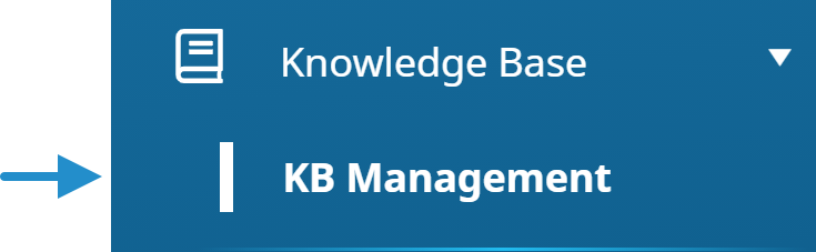 KB Management Menu