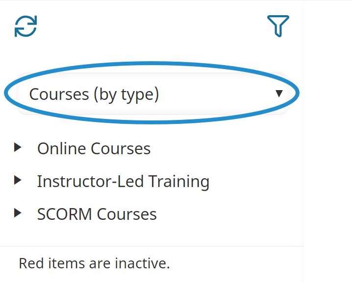 Courses by Type