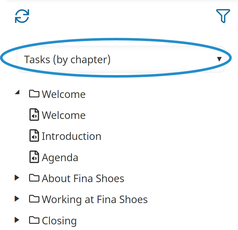 Tasks by Chapter