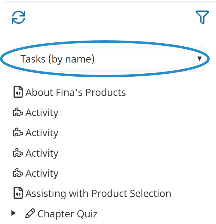 Tasks by Name