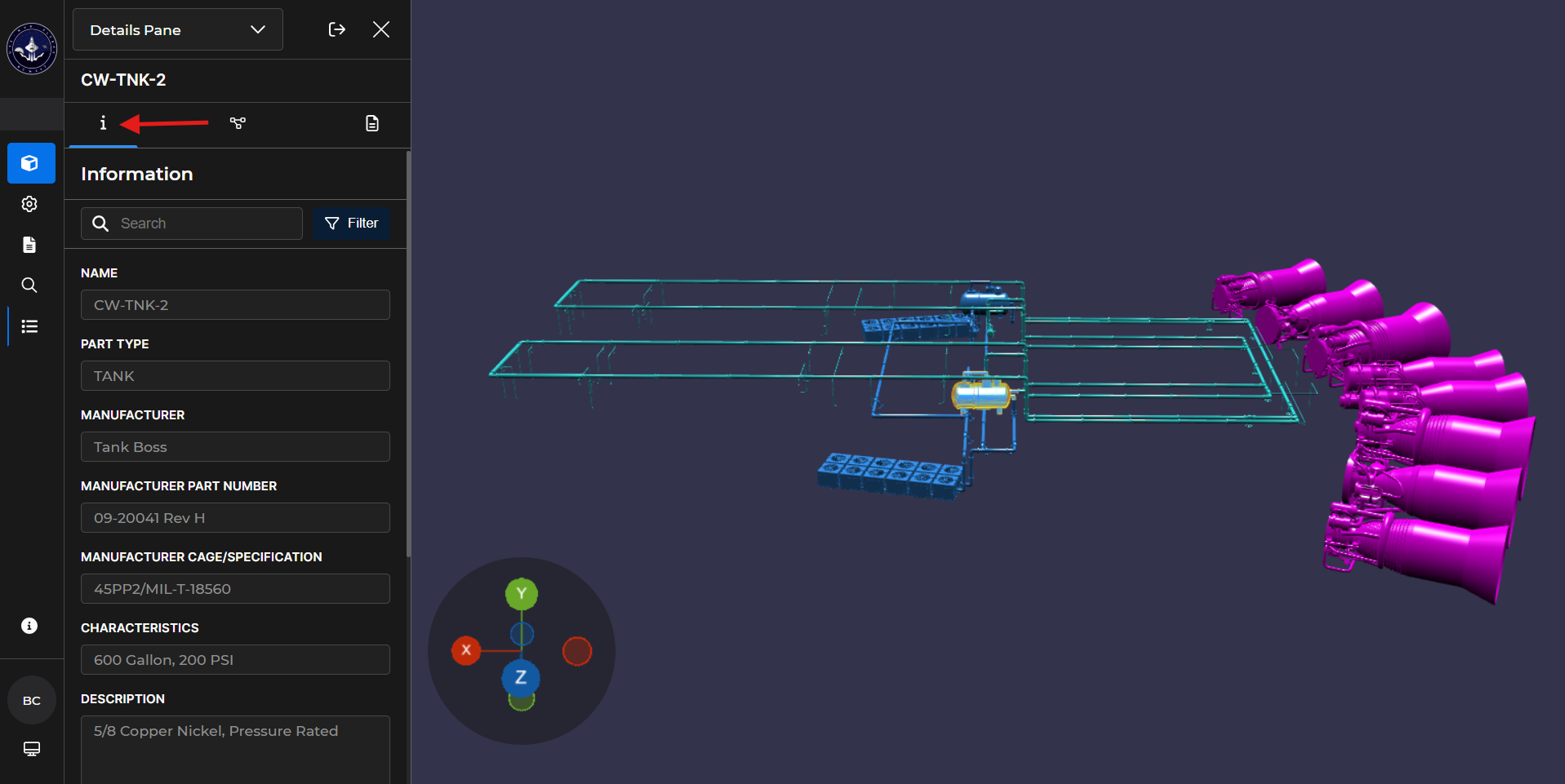 View Details Pane alongside 3D Viewer