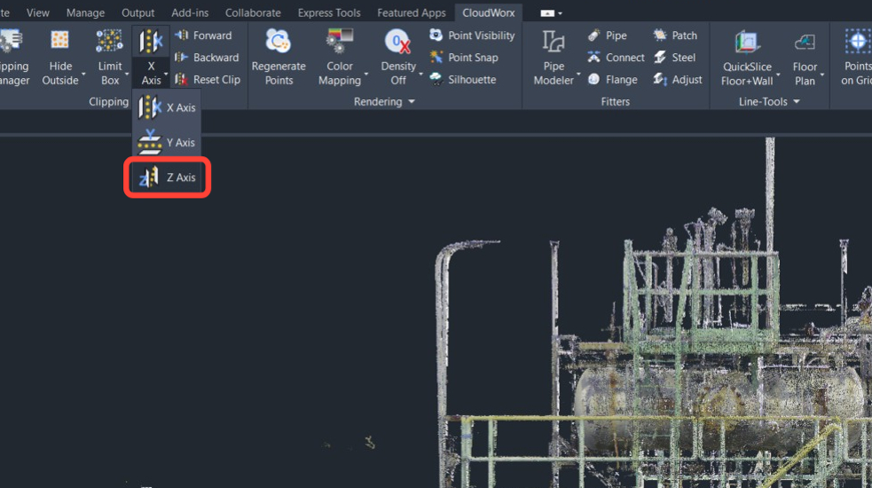 Advanced Steel fitting in CloudWorx for AutoCAD - Step 3.jpeg