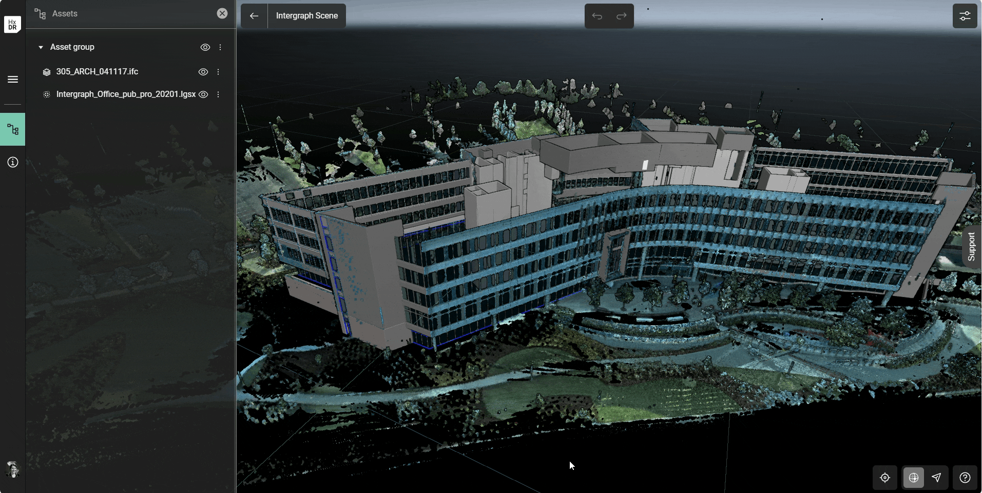 point cloud IFC Visual Comparison