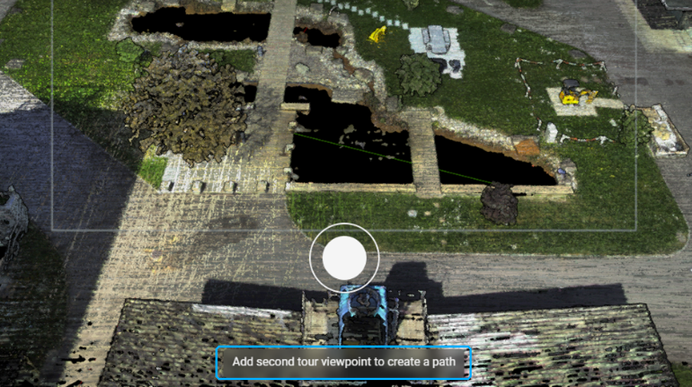 Prompt to add a second tour viewpoint