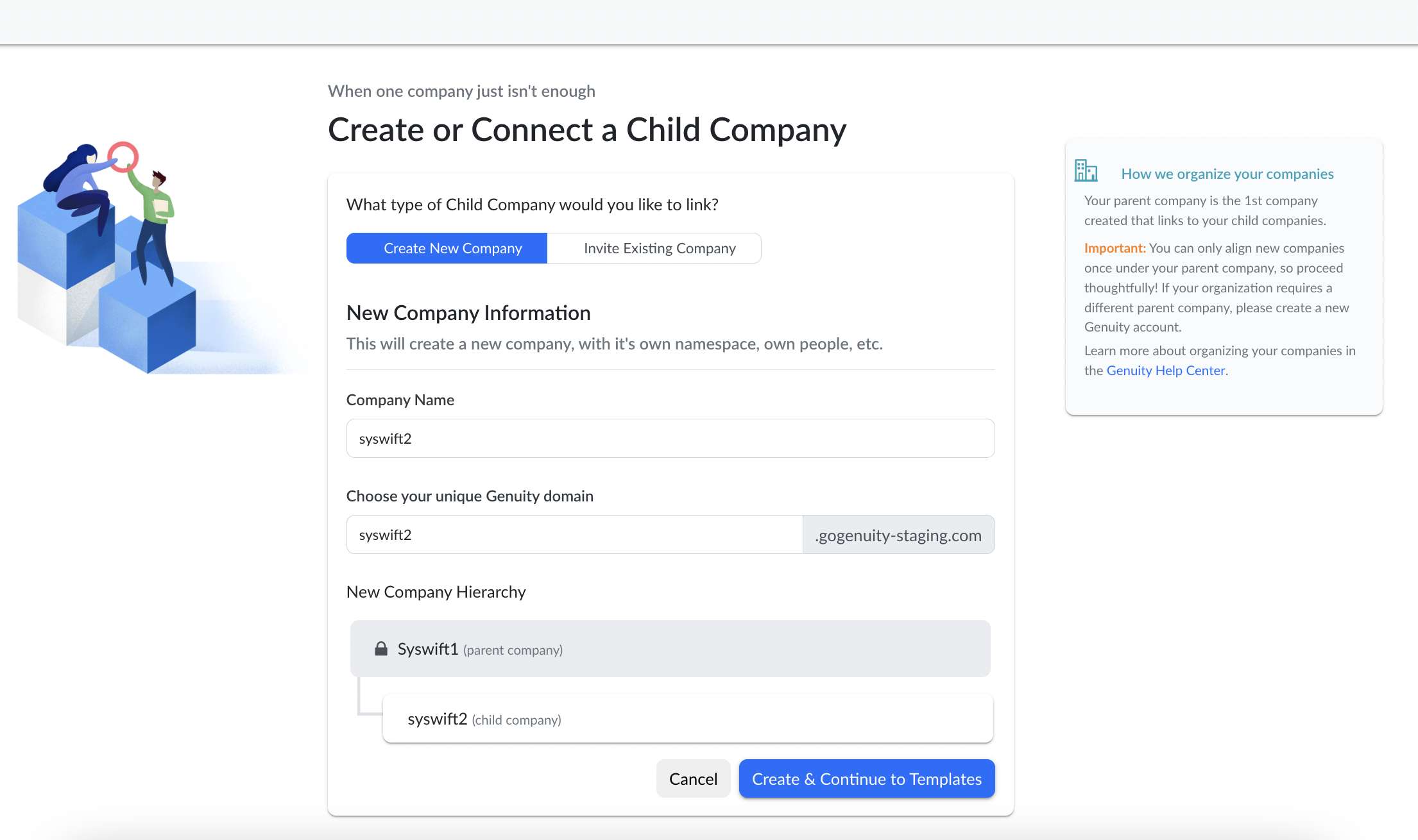 Adding Multiple Companies