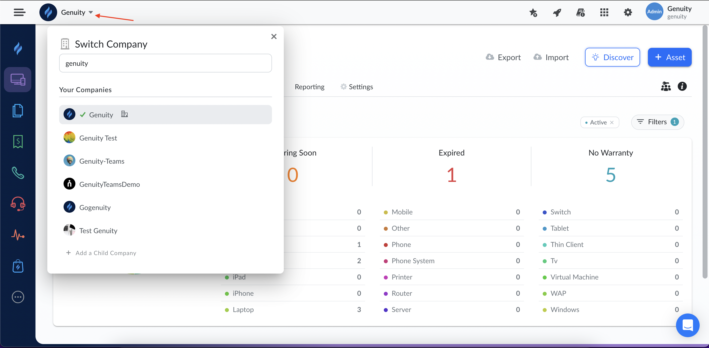 Adding Multiple Companies