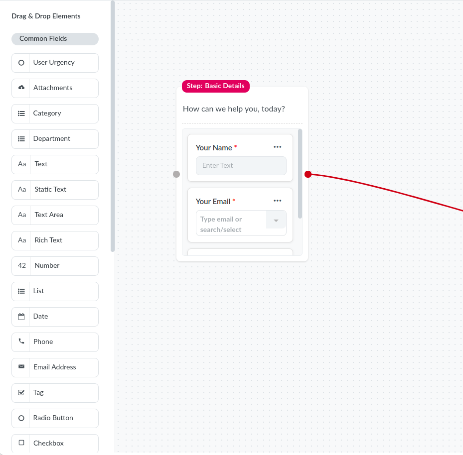 Multi-Step Form Workflow