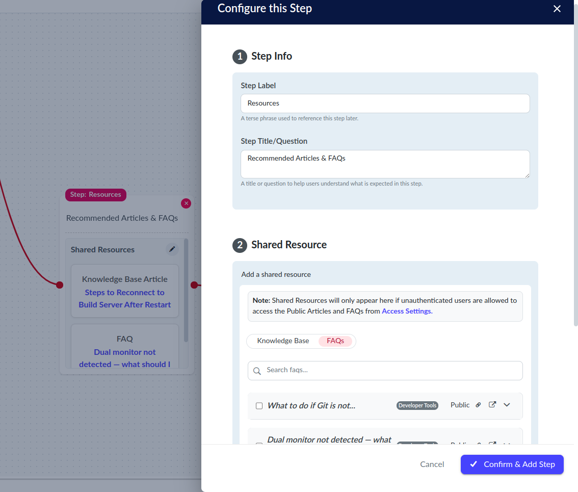 Multi-Step Form Workflow
