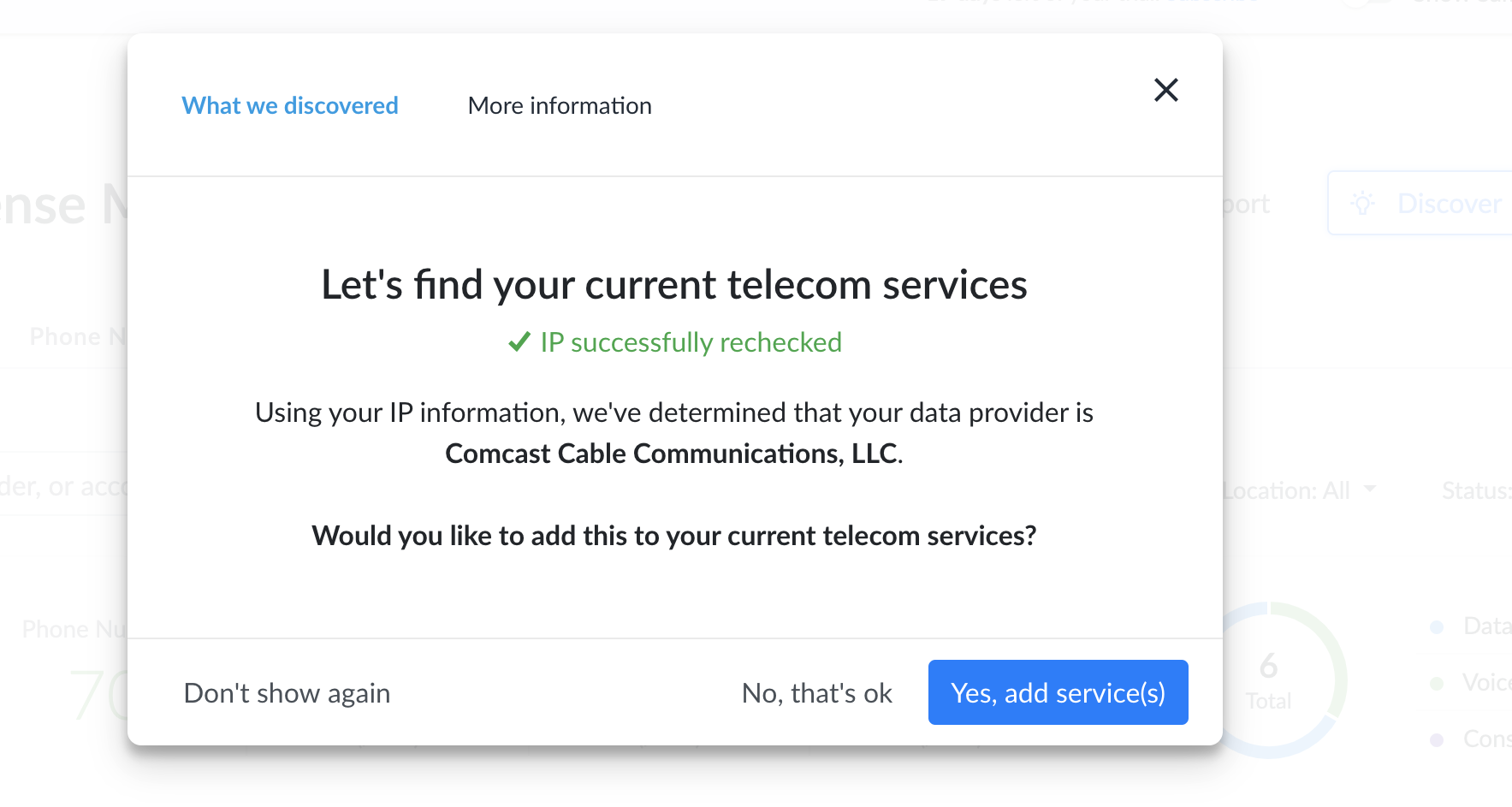 Add Telecom Services
