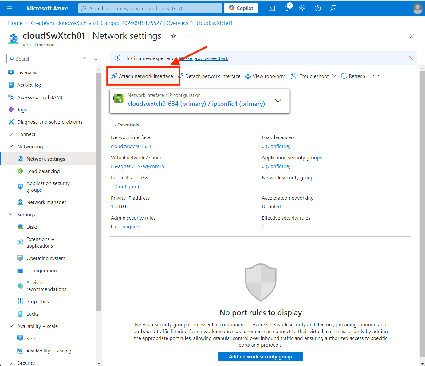 Azure_Airgapped-AttachNetworkInterface