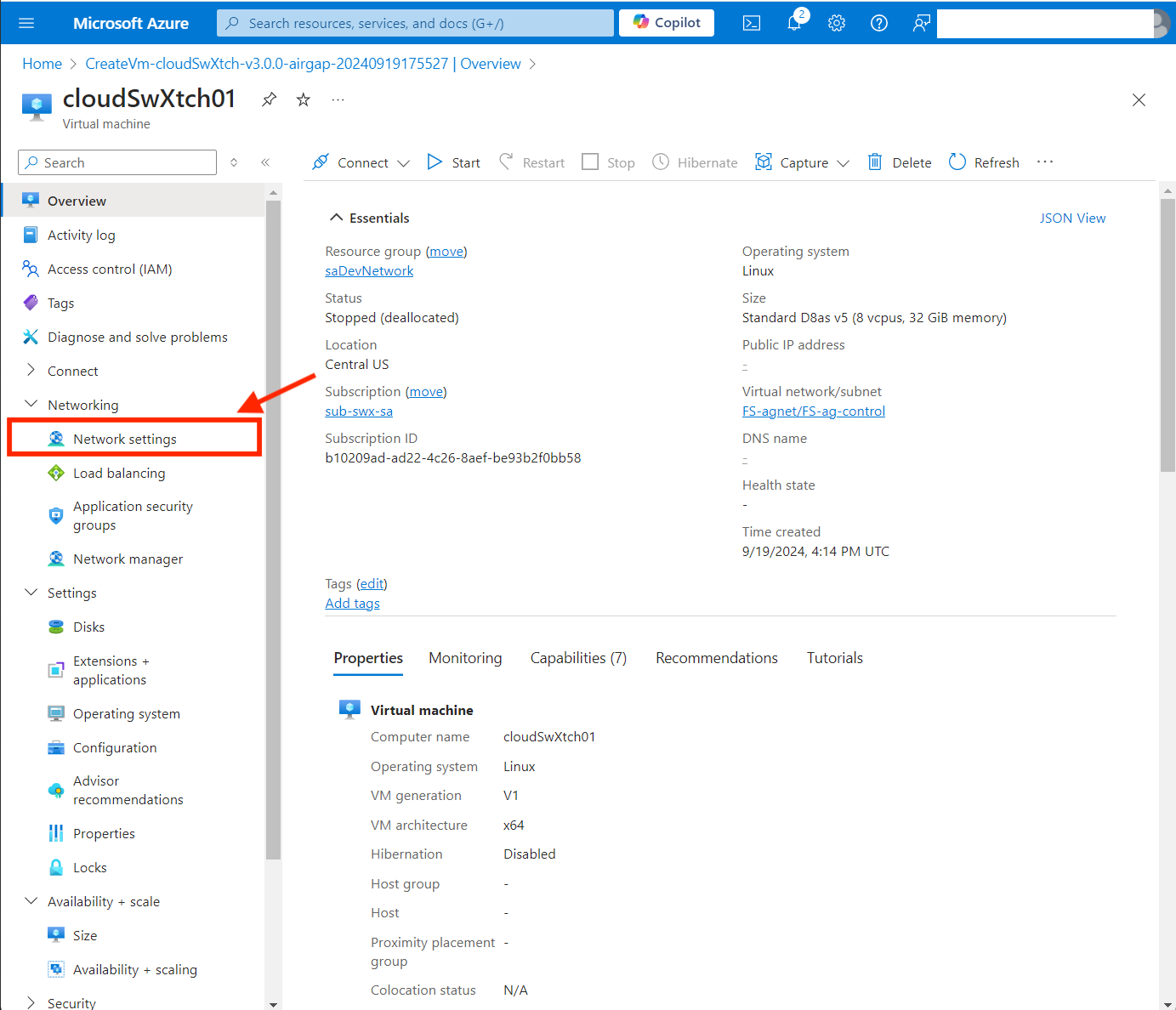 Azure_Airgapped-StopandNetwork
