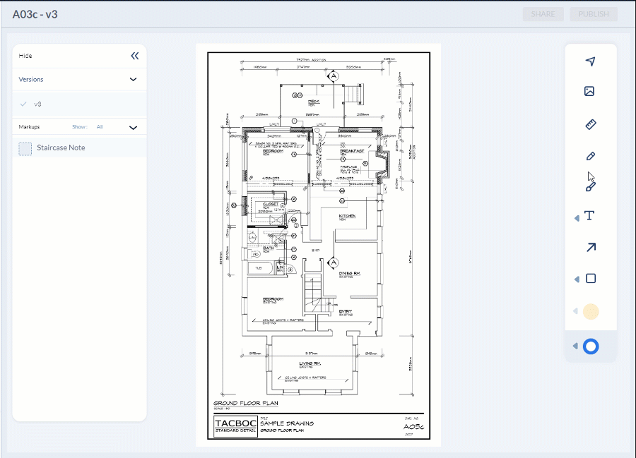 pdf drawing markup tools