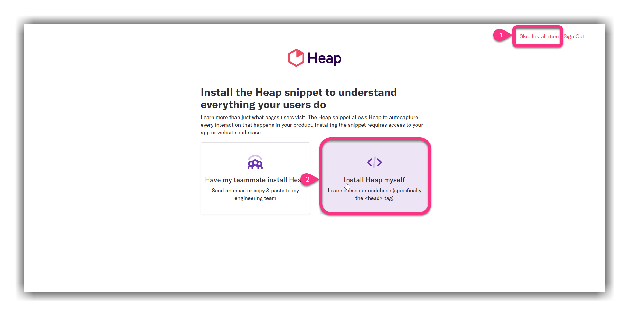 How to integrate Document360 with Heap