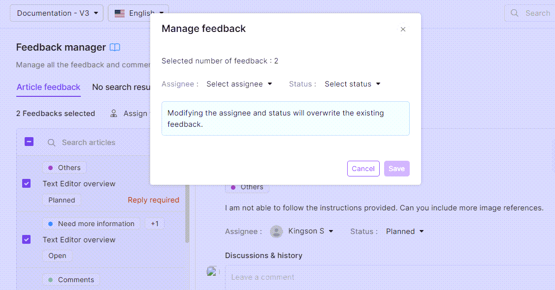 12_Screenshot-Feedback_manager-Article_feedback-Bulk_operations_Manage_feedback