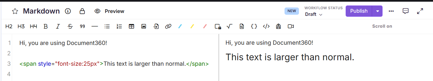 Image showing large size font