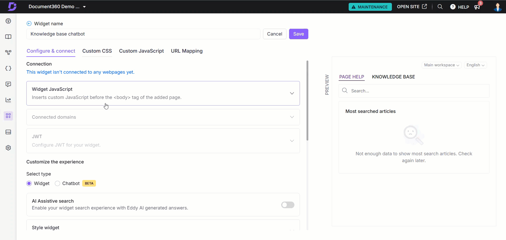 Styling a chatbot