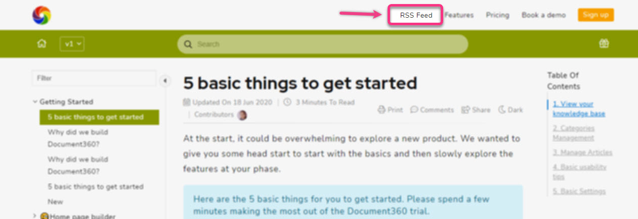 3_Screenshot-RSS_feed_menu