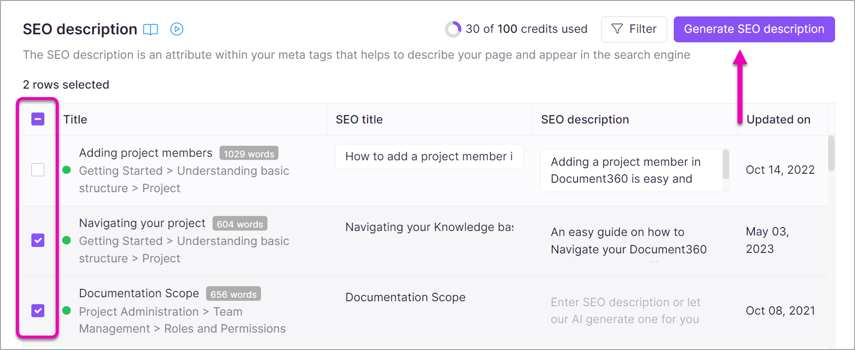5_Screenshot-Content_tools-SEO_description_overview_page_Bulk_SEO_generation