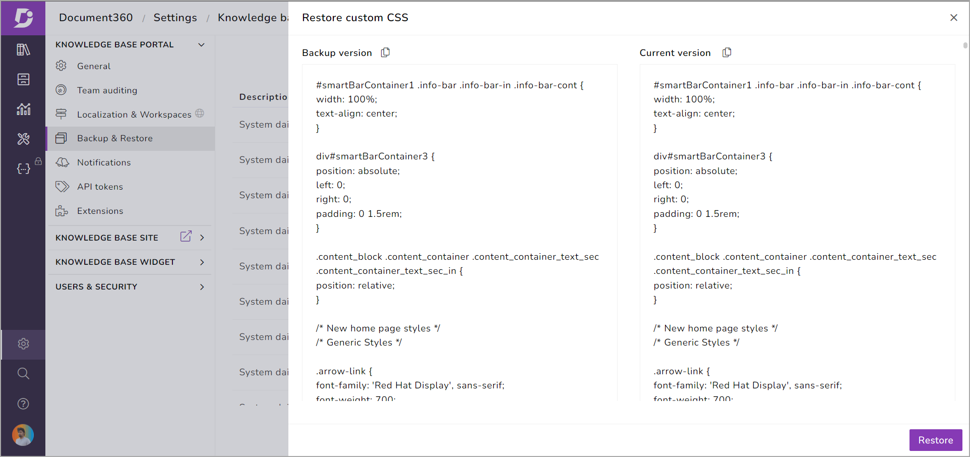 6_Screenshot-Restore_backup_options_CSS
