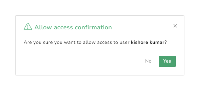 9_Screenshot_Allow access confirmation