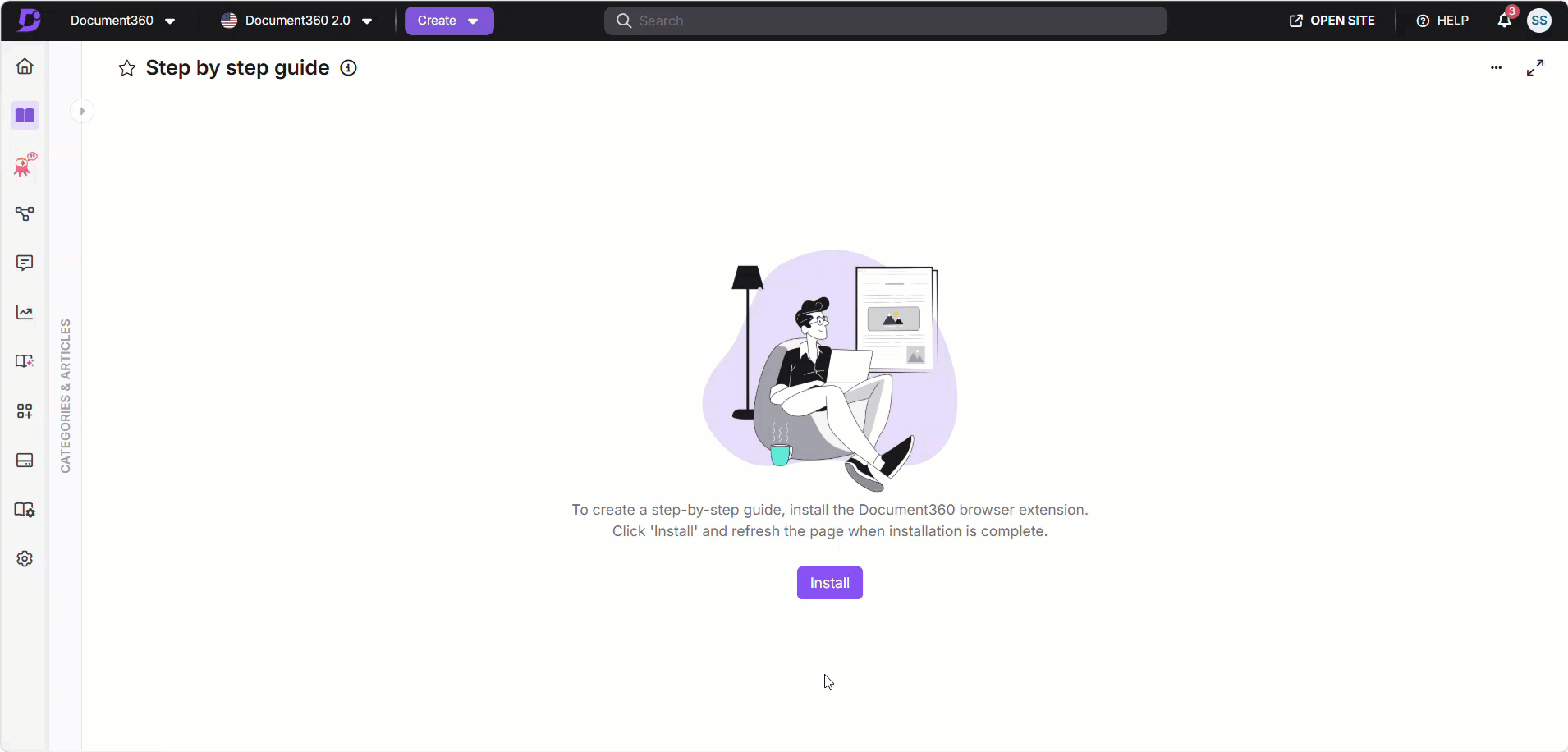 Installing Document360 AI Capture extension in Edge.