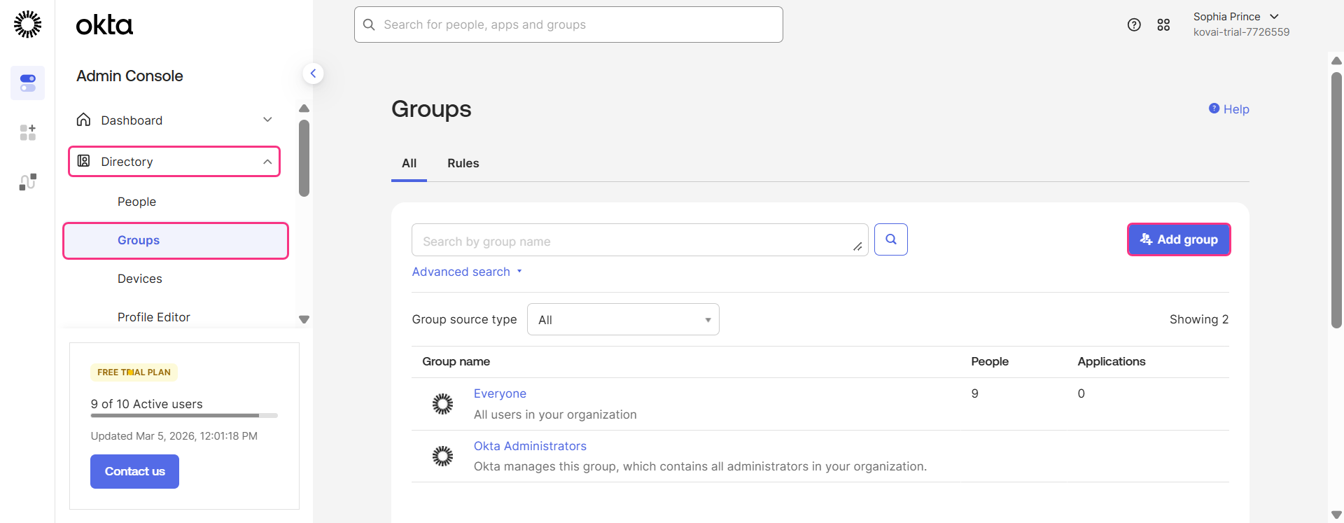 Managing Users and Readers with SCIM in Okta