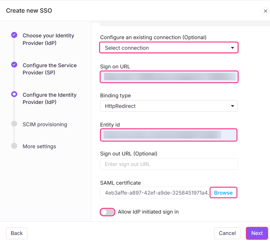SAML SSO with ADFS