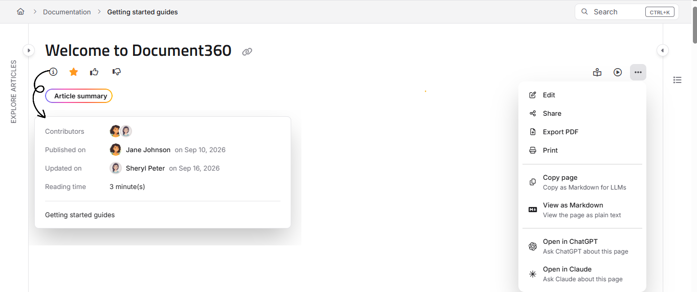 New KB site layout