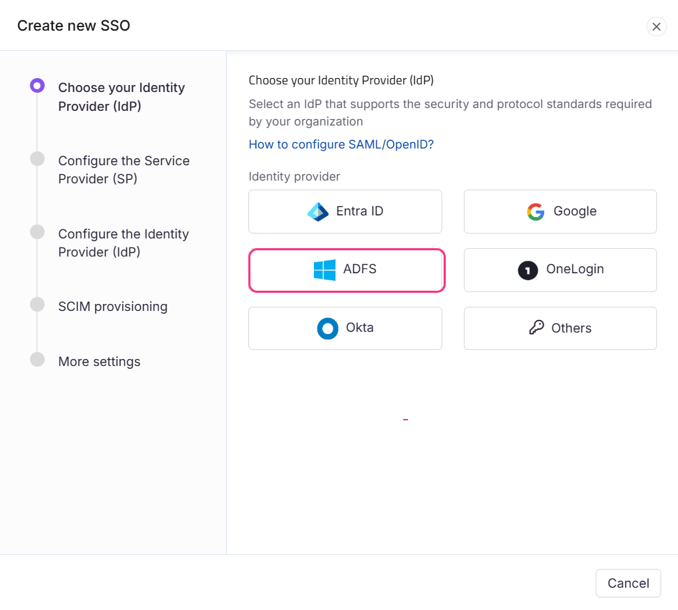 ADFS with OpenID SSO