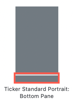 Ticker Standard Program Layout - Portrait