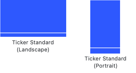 Ticker Standard program layouts