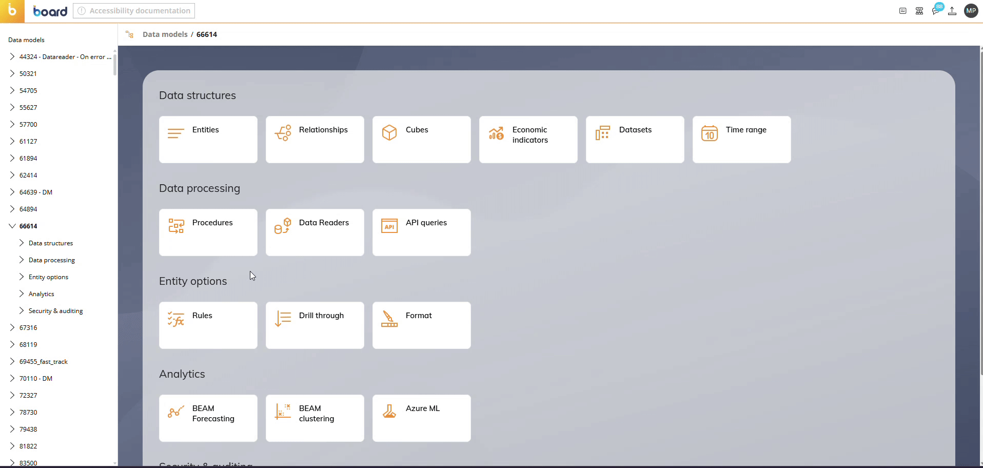 Create a new Procedure from a Data Model