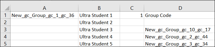 Allocate a large number of students to groups using Excel 5