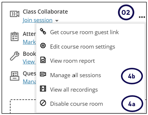 Collaborate disable course room1