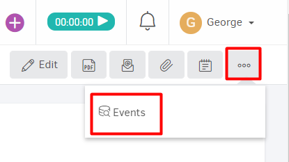 Events page